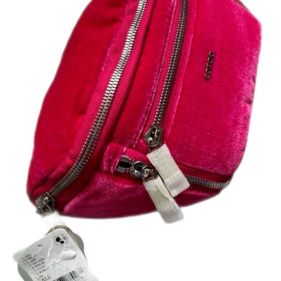 Free People Caraa red Velvet Sling Bag - Picture 2 of 5